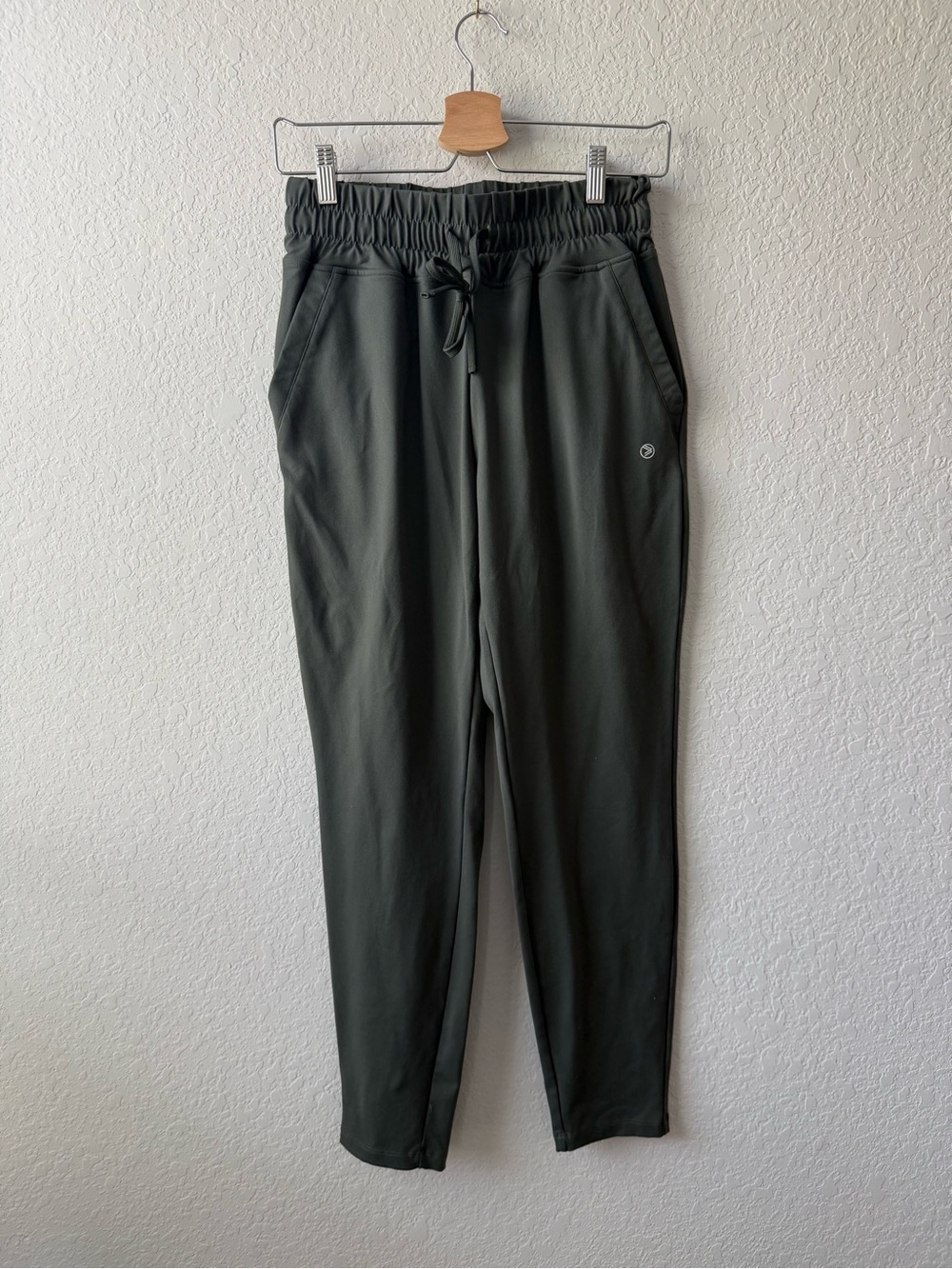Women's Olive Drawstring Jogger Pants